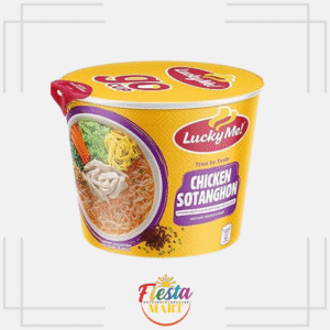 Lucky Me! Mini Go Cup Instant Noodle Soup Chicken Sotanghon Lite | 28g